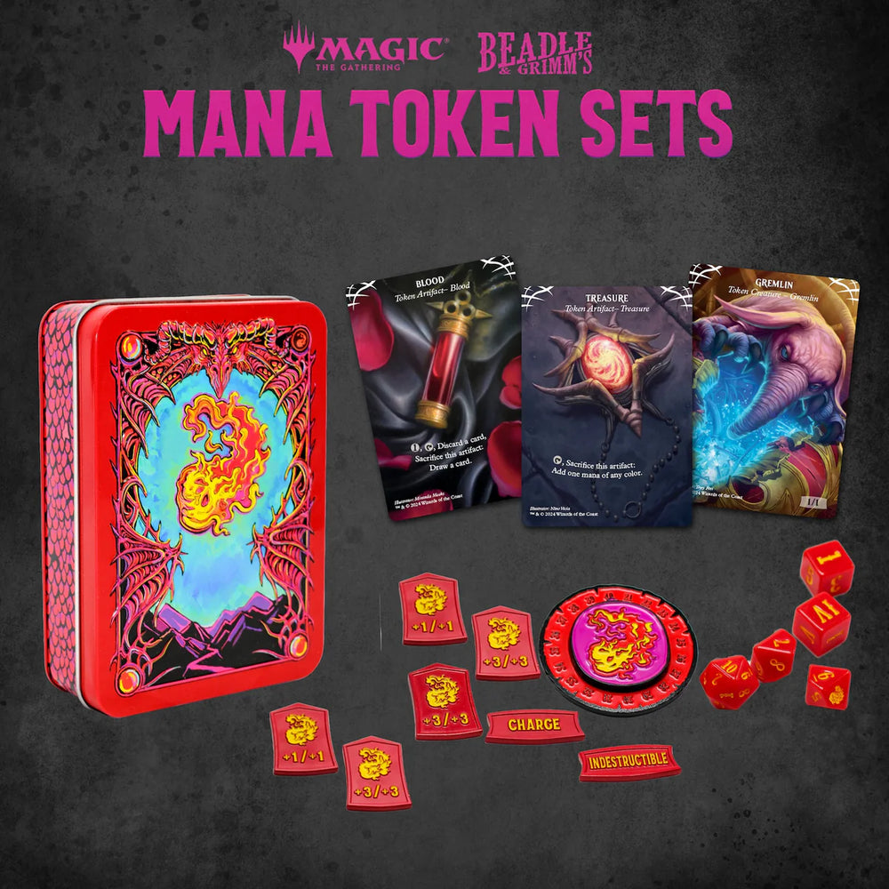 Red Mana Token Set Beadle & Grimm's