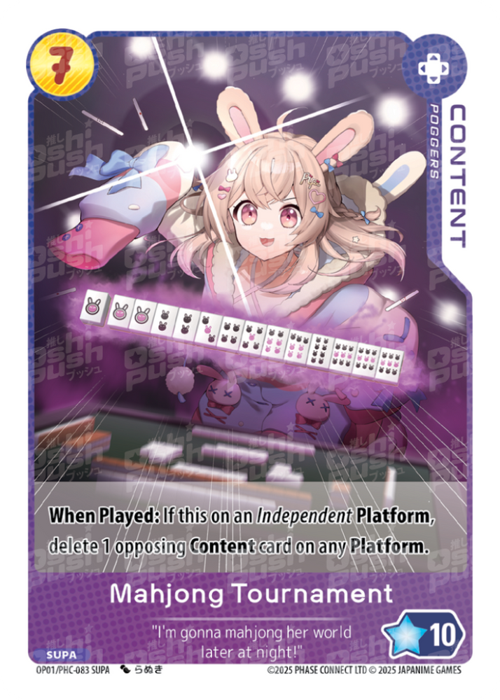 Mahjong Tournament (OP01-083)
