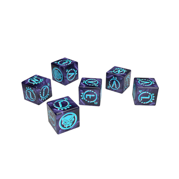 Wakanda Forever Premium Dice Set with Metal Container