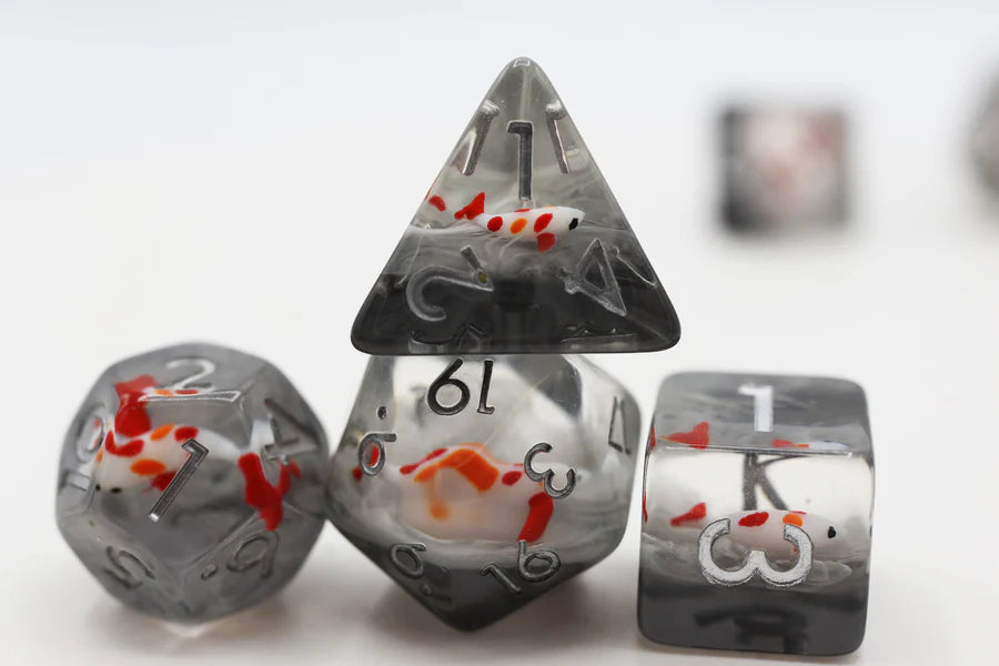 Foam Brain Games: Misty Water Koi RPG Dice Set