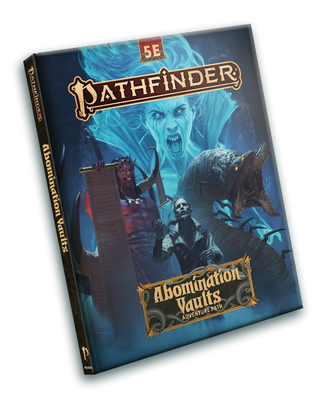 Pathfinder 2e Abomination Vaults Adventure Path Hard Cover