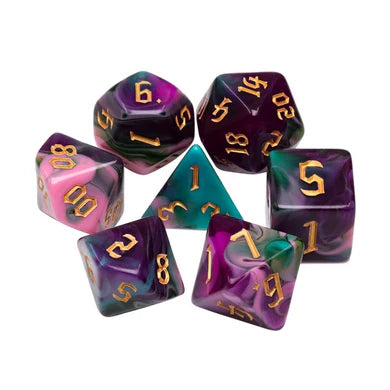 Night Elves RPG Dice Set by Foam Brain Games