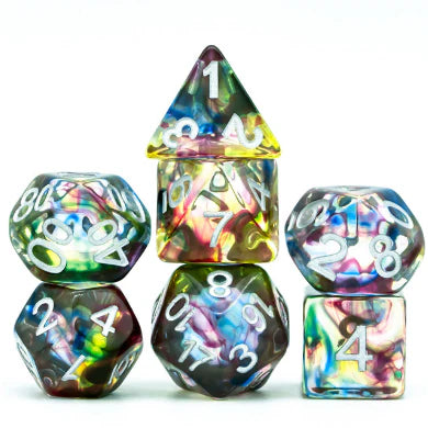 Northern Lights RPG Dice Set by Foam Brain Games