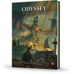 Odyssey of the Dragonlords: Hardcover Adventure Book - Previously Owned