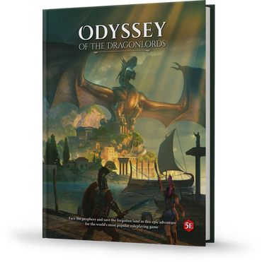Odyssey of the Dragonlords: Hardcover Adventure Book - Previously Owned