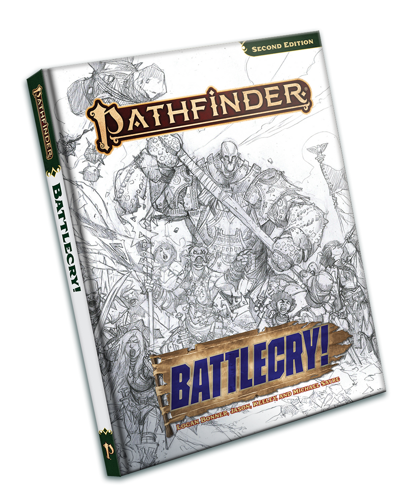 Pathfinder 2e Battlecry Sketch Cover Edition