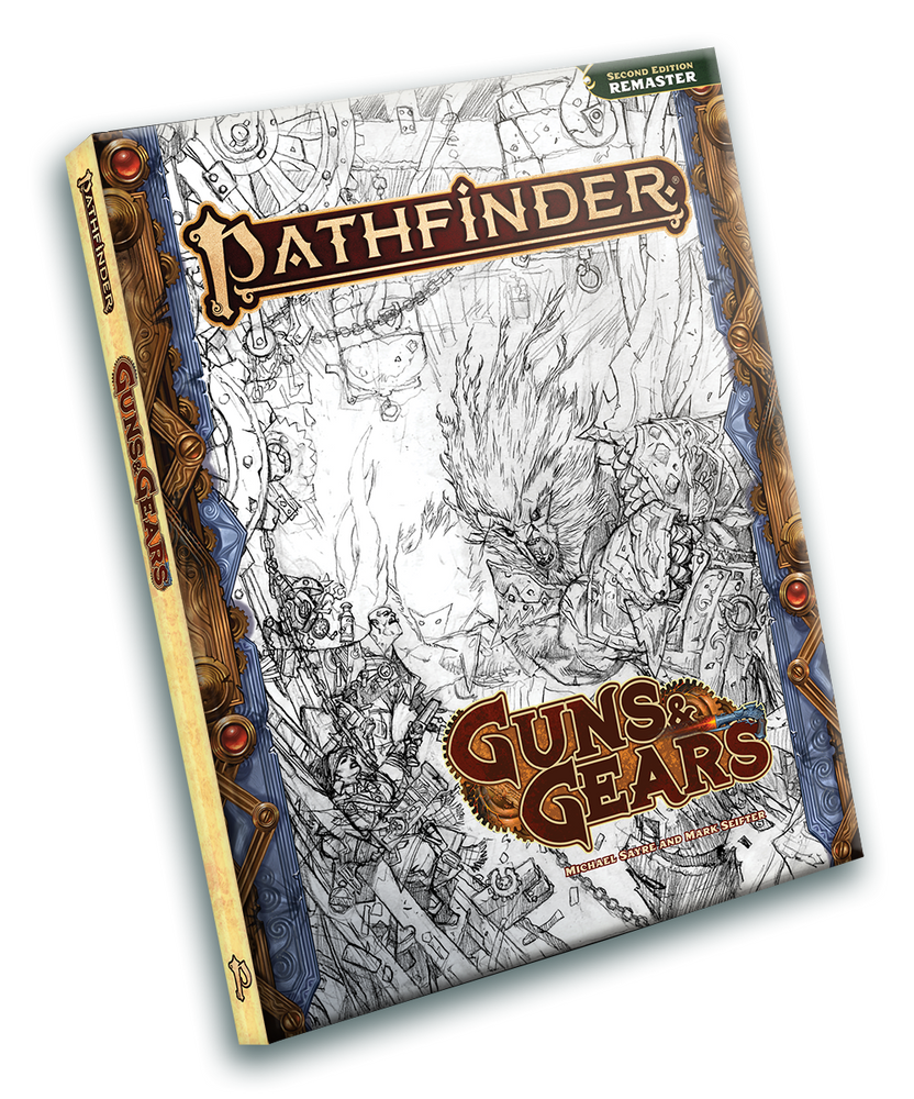 Pathfinder Guns & Gears (Remastered) Sketch Cover