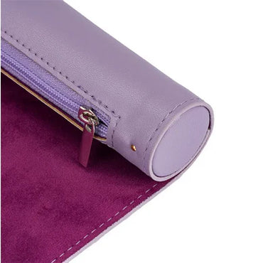 Purple Roll Up Leatherette Dice Mat by Foam Brain Games