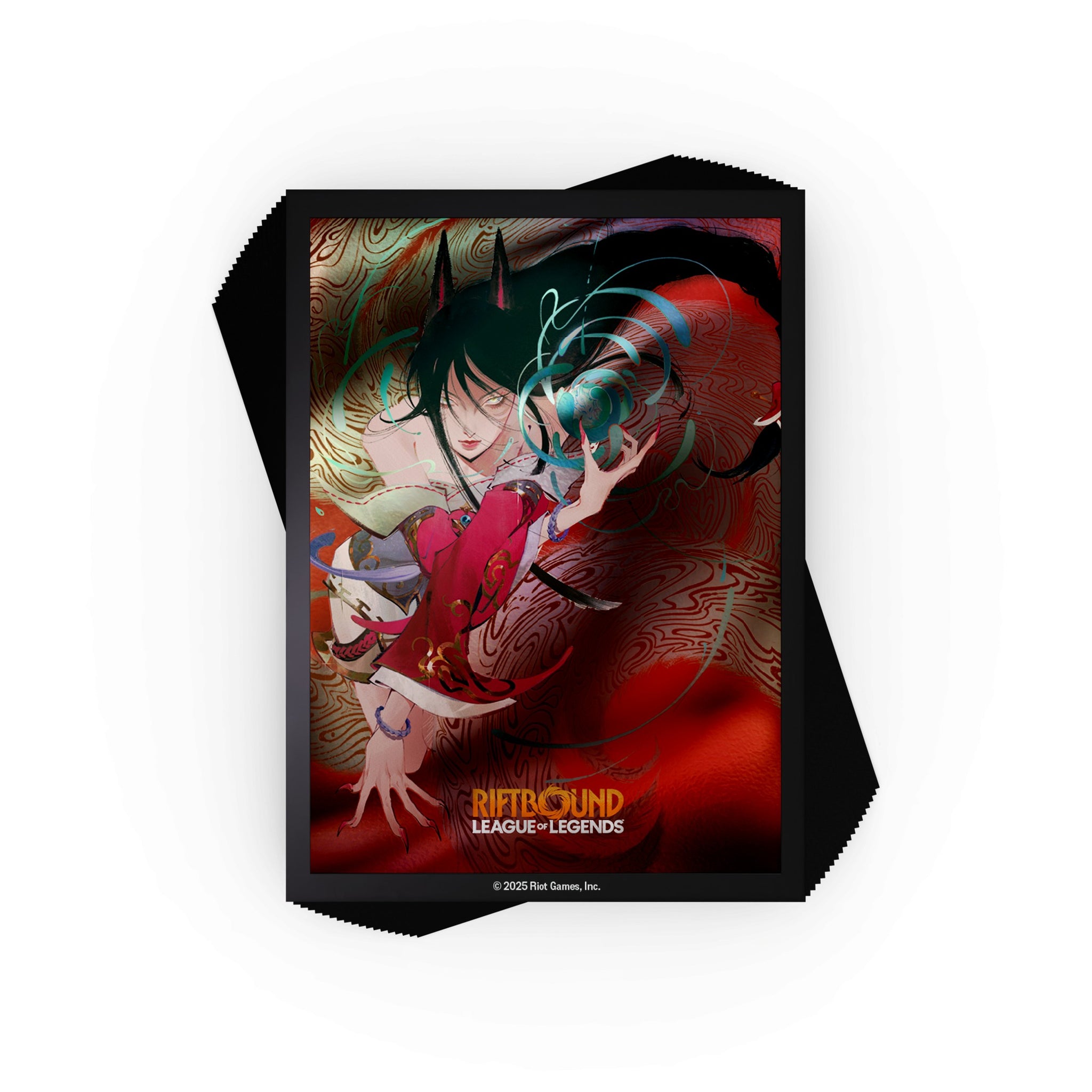 undaunted card sleeves Riftbound: League of Legends Origins Ahri Art Sleeves