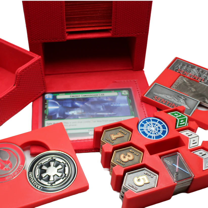 Gamegenic Deck Pod Insert SWU Token Holder (3D Printed) by MetalFabTokens