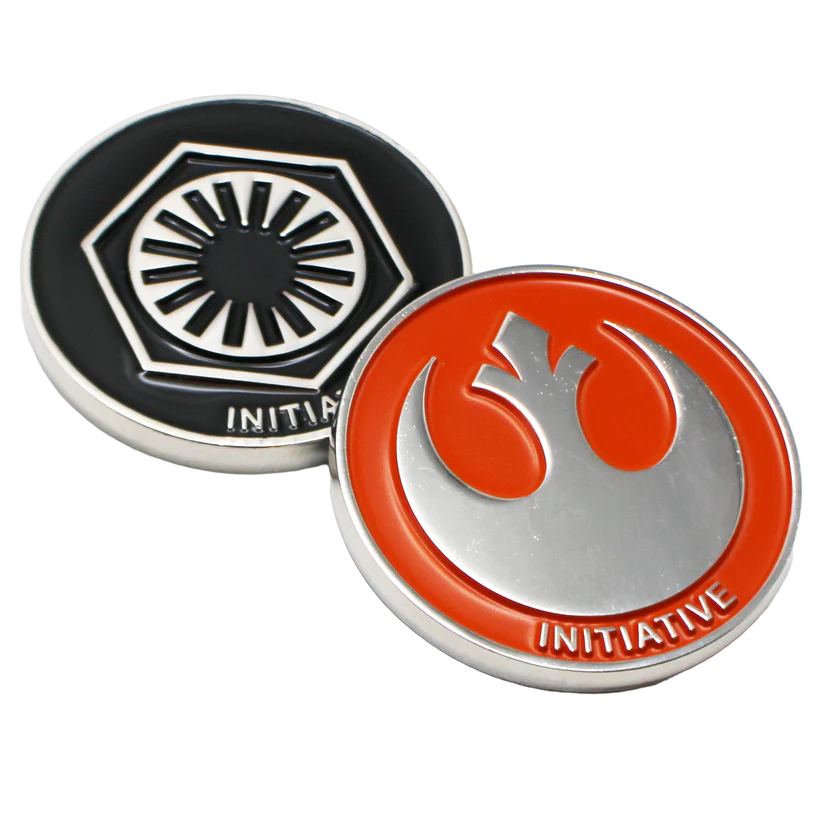 Metal Star Wars Unlimited (First Order | Resistance) Initiative Token by MetalFabTokens