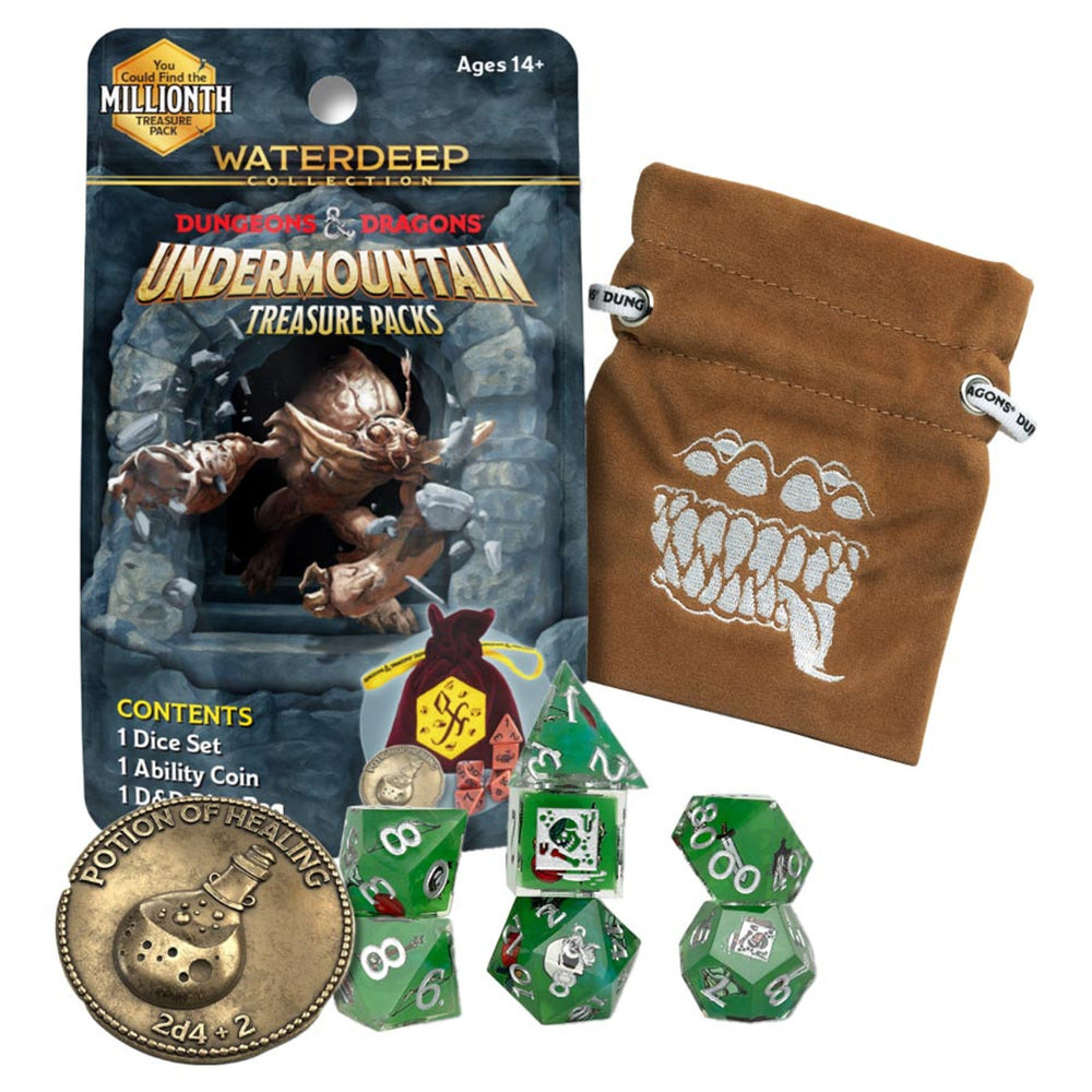 Undermountain Treasure Packs - Waterdeep Collection - Sirius Dice feat. Dungeons and Dragons