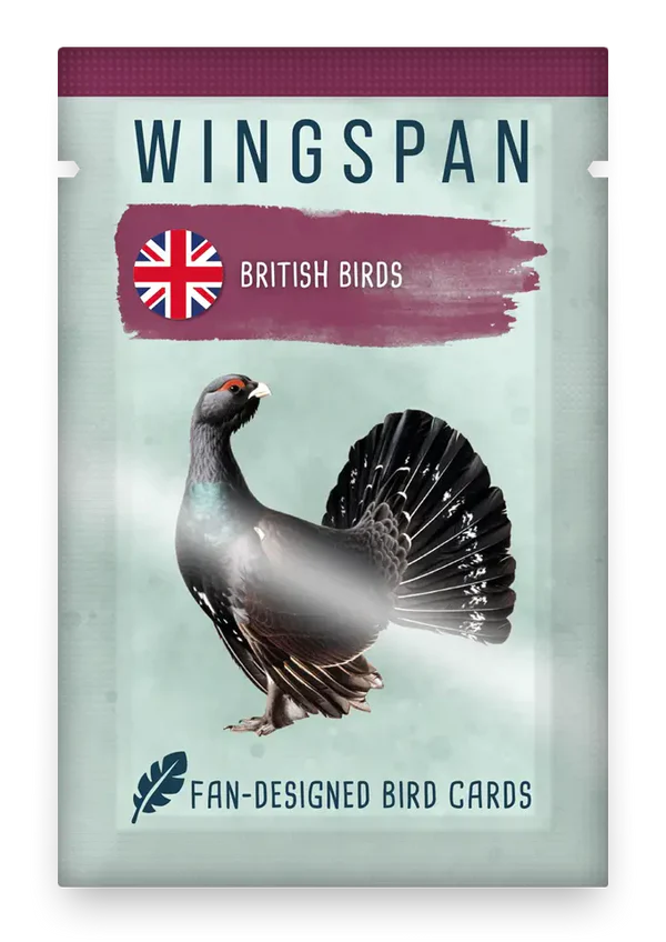 Wingspan Fan-Designed Bird Card Packs