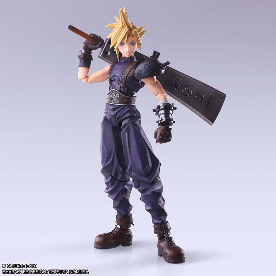 Final Fantasy VII: Bring Arts Action Figure: Cloud Strife (Hardedge Version)