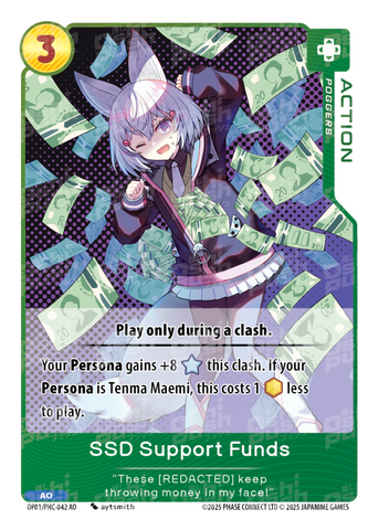 SSD Support Funds (OP01-042)