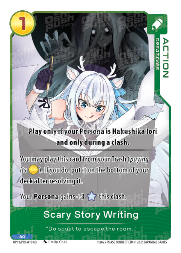 Scary Story Writing (OP01-018)