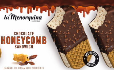 La Menorquina Honeycomb Ice Cream Sandwich