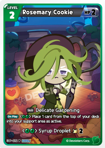 Rosemary Cookie (P-072) P [Arena of Glory]