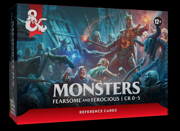 D&D - Monsters Fearsome and Ferocious Reference Cards (CR 0-5)