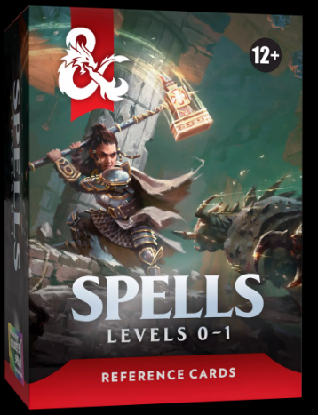 D&D - Reference Cards: Spells Level 0-1