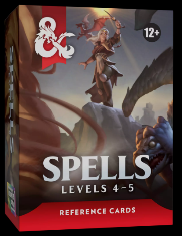 D&D - Reference Cards: Spells Level 4-5