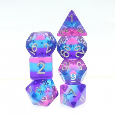 Purple Sky RPG Dice Set by Foam Brain Games