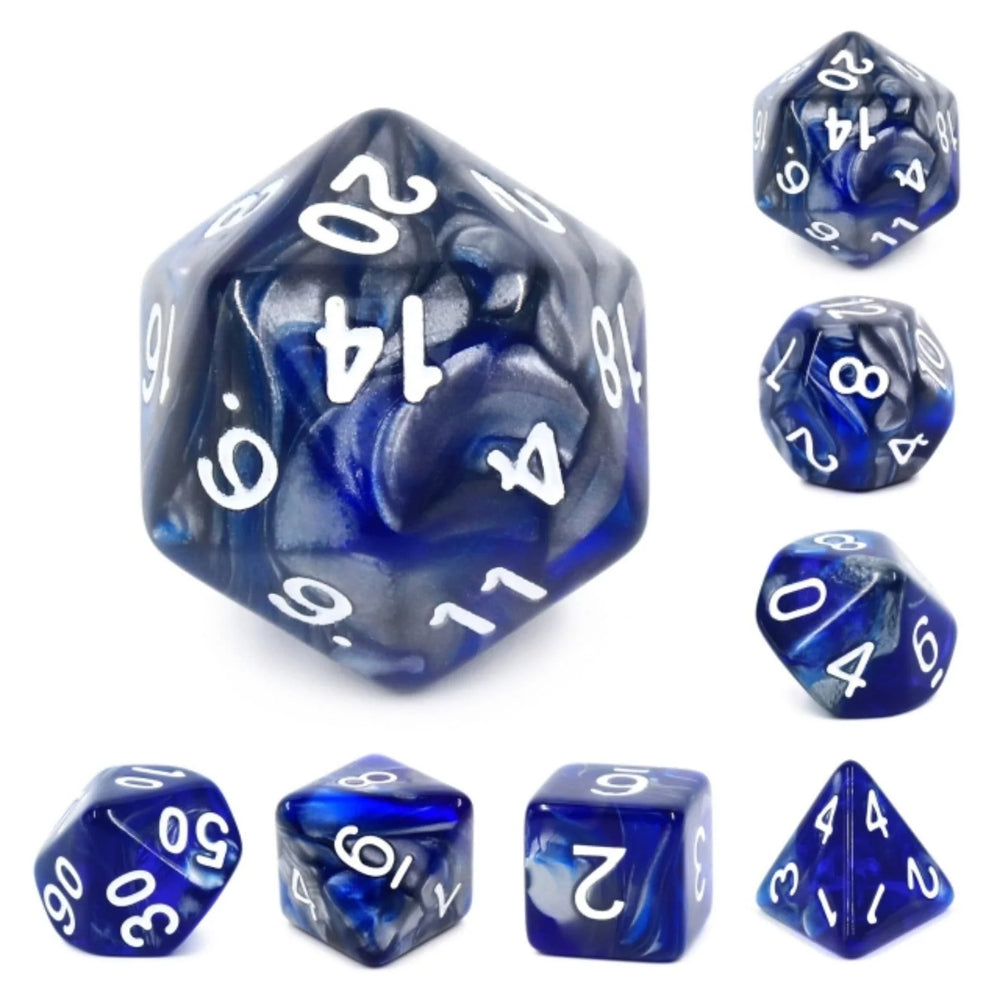 Cold Iron RPG Dice Set by Foam Brain Games