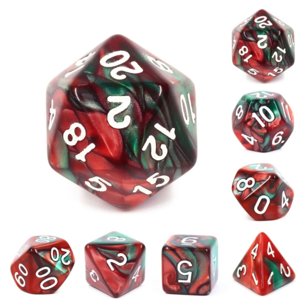 Burning Bush RPG Dice Set by Foam Brain Games