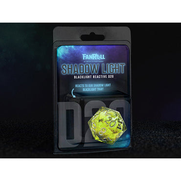 D20 Liquid Core Elixir Dice: Shadow Light UV Reactive
