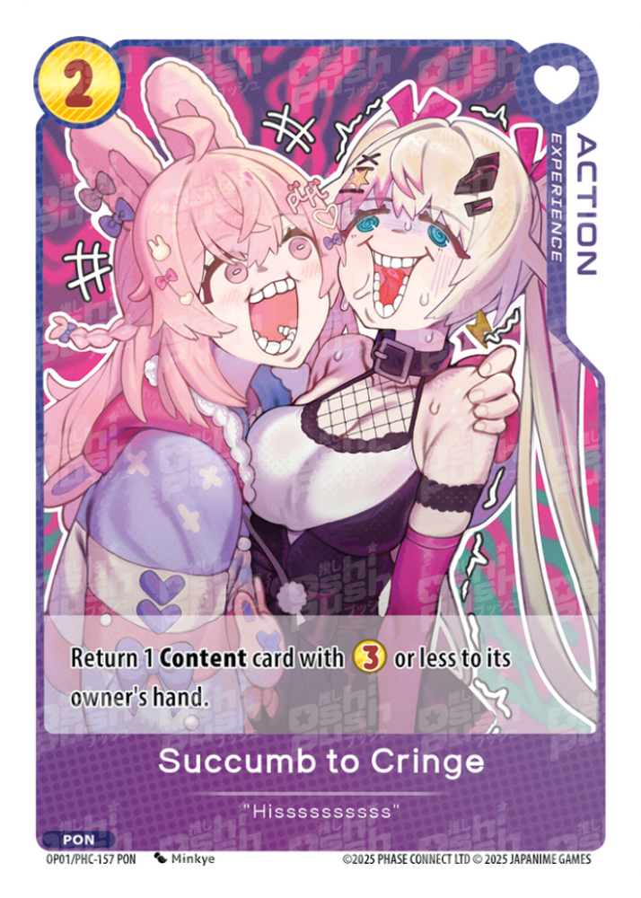 Succumb to Cringe (OP01-157)