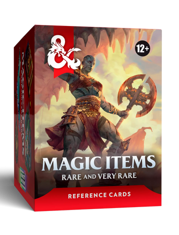 D&D - Reference Cards - Magic Items Rare and Very Rare