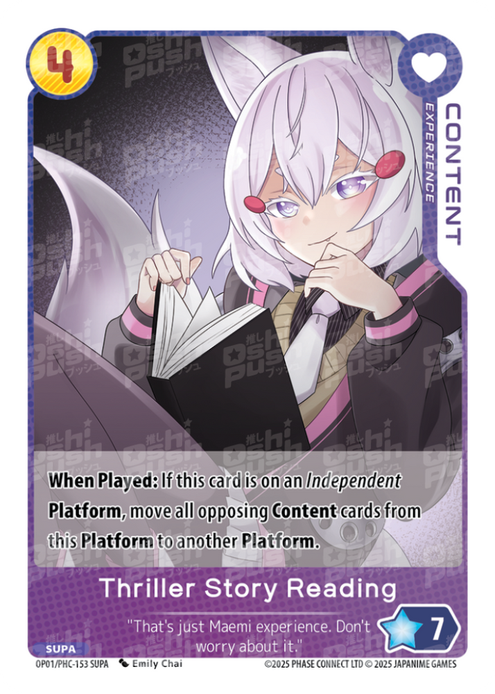 Thriller Story Reading (OP01-153)