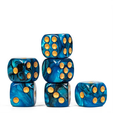 Thunderstorm 12 piece D6 Set by Foam Brain Games