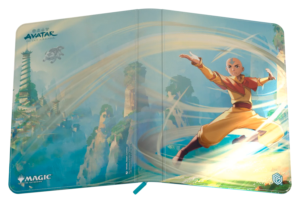 MTG - Avatar the Last Airbender Zipfolio 360 Xenoskin 18-pocket - Aang