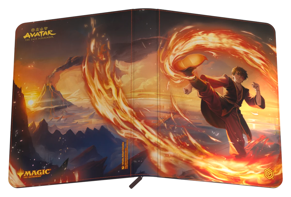 MTG - Avatar the Last Airbender Zipfolio 360 Xenoskin 18-pocket - Zuko