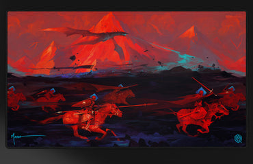 Playmat: Crowned with Fire - Dominik Mayer