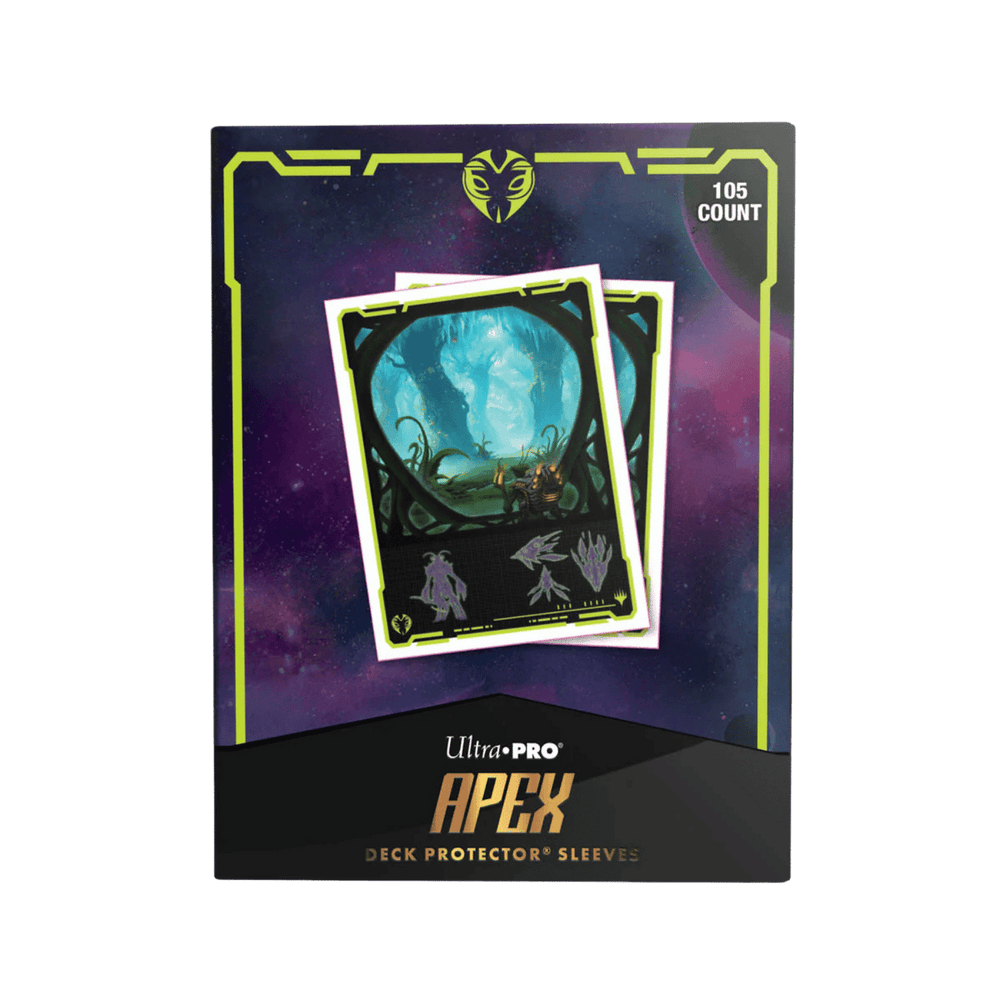 Ultra PRO: APEX Deck Protector Sleeves - Edge of Eternities (Green Mythic 105-pack)