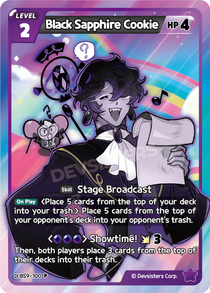 Black Sapphire Cookie (BS9-100) P