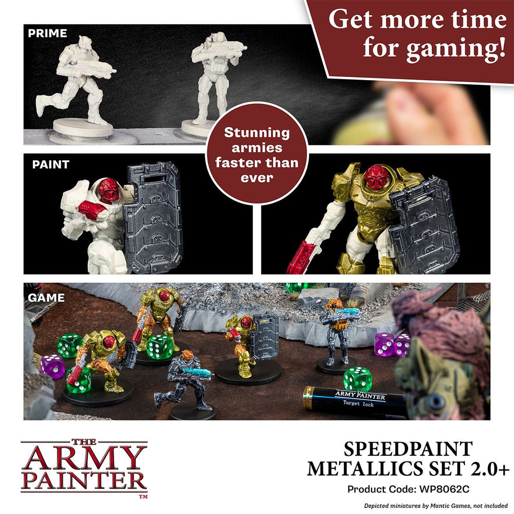 Speedpaint Metallics Set 2.0 (10 Colors + 1 Brush)