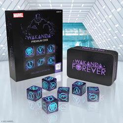 Wakanda Forever Premium Dice Set with Metal Container