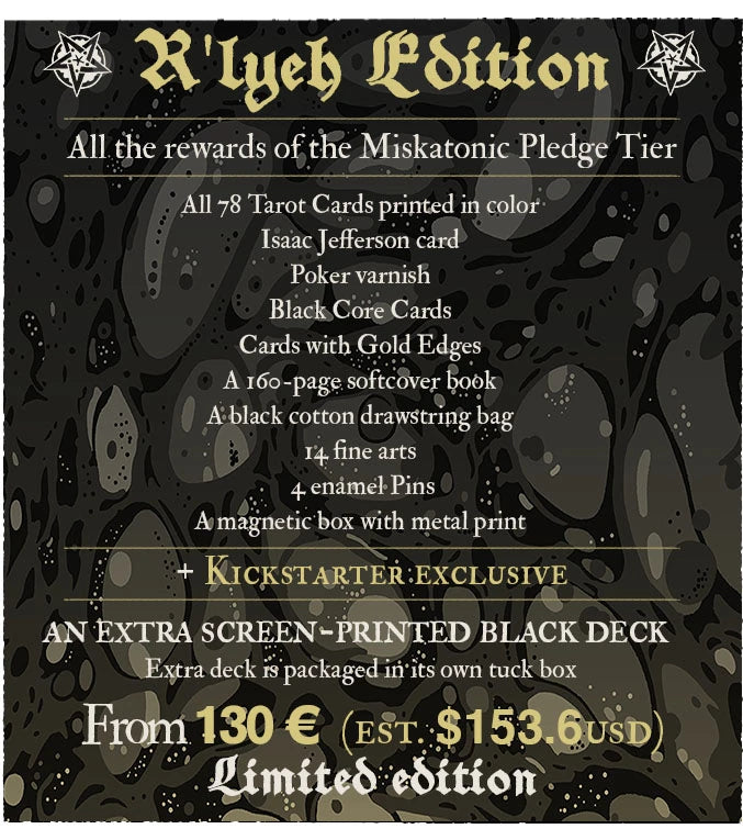 Cthulhu Dark Arts Tarot R'lyeh Box 5/21 Print