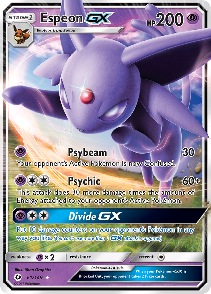 Espeon GX (61/149) [Sun & Moon: Base Set]