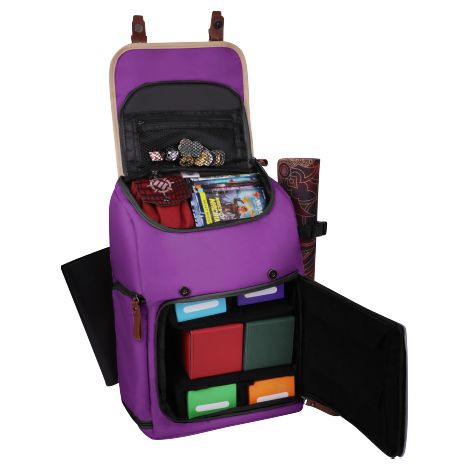 Enhance: Designer Edition Trading Card Storage Backpack Purple