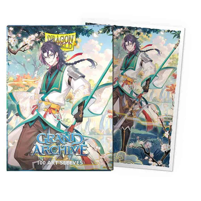 Dragon Shield Sleeves: Standard- Matte 'Grand Archive Jin' Art (100 ct.)