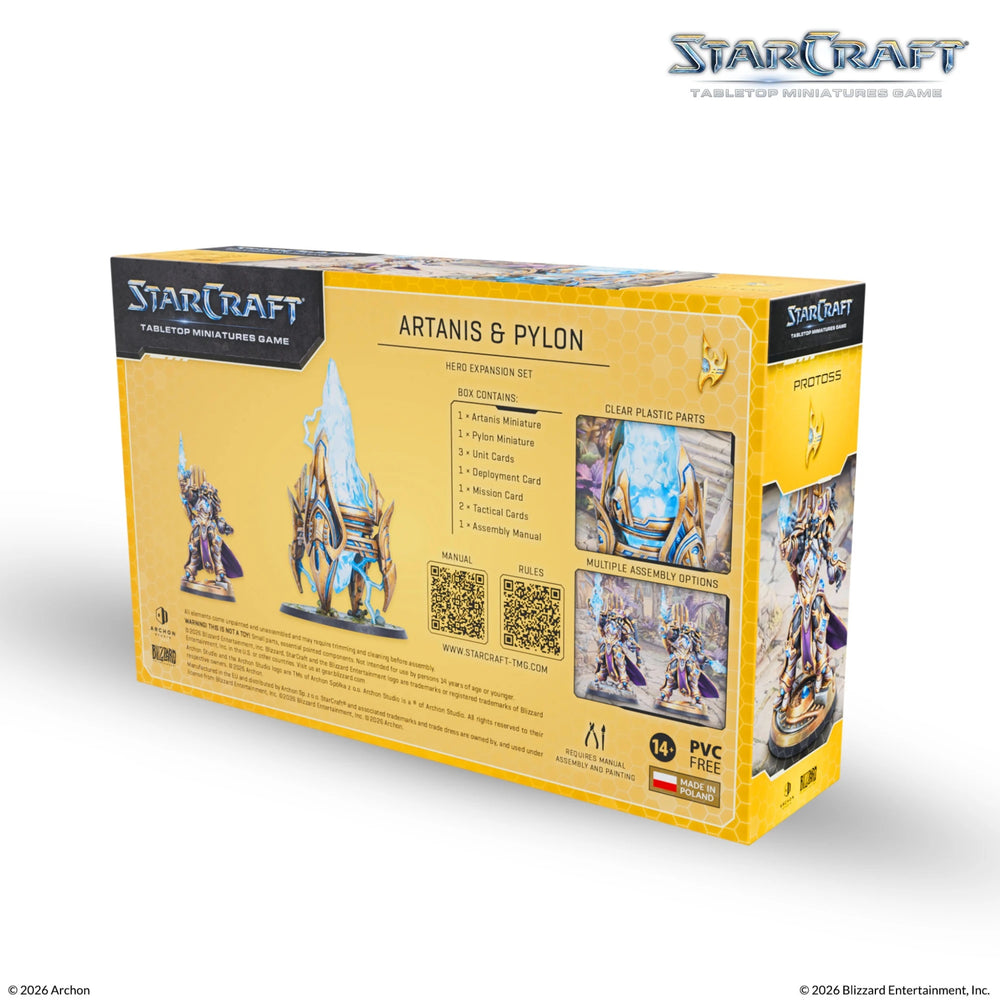 Starcraft Tabletop Miniatures Game - Protoss: Artanis & Pylon Hero Expansion Set