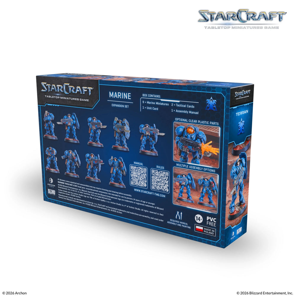 Starcraft Tabletop Miniatures Game - Terran: Marine Expansion Set