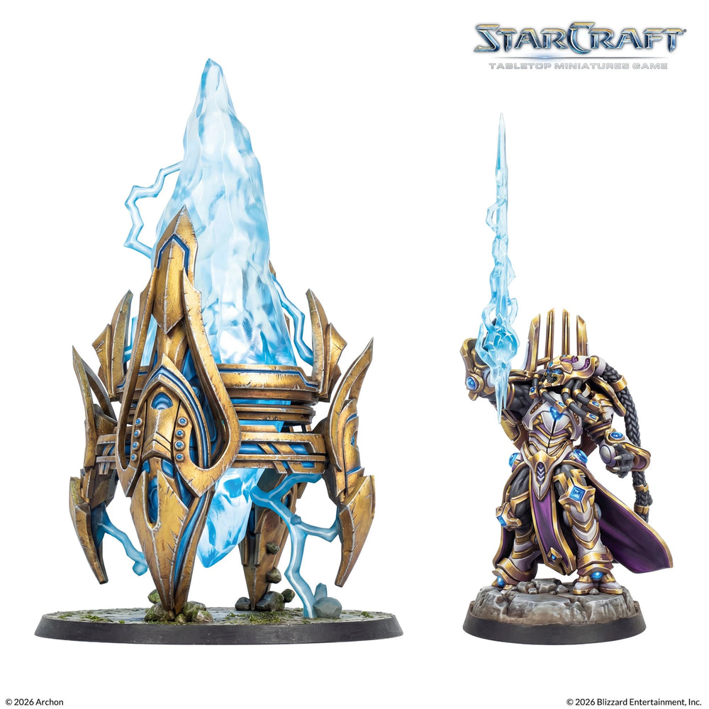 Starcraft Tabletop Miniatures Game - Protoss: Artanis & Pylon Hero Expansion Set