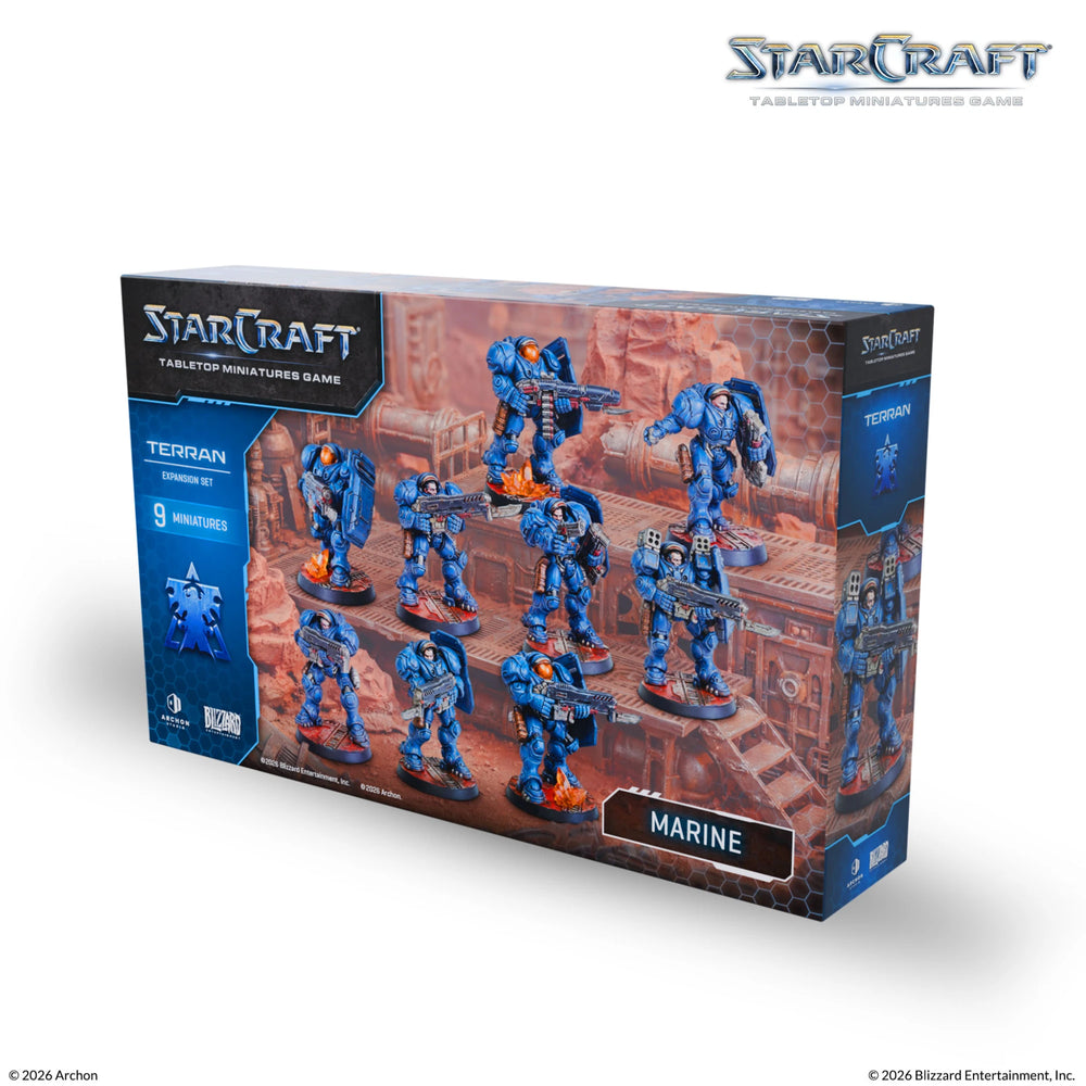 Starcraft Tabletop Miniatures Game - Terran: Marine Expansion Set