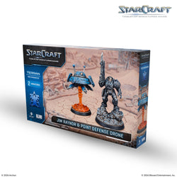 Starcraft Tabletop Miniatures Game - Terran: Jim Raynor & Point Defense Drone Hero Expansion Set