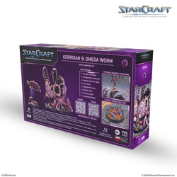 Starcraft Tabletop Miniatures Game - Zerg: Kerrigan & Omega Worm Hero Expansion Set